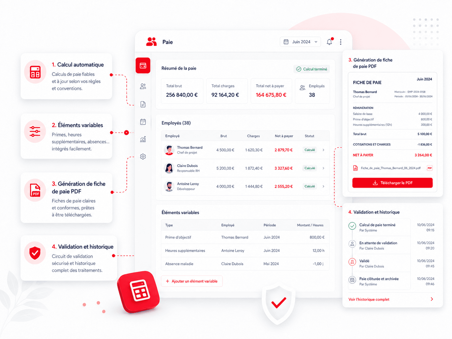 Payslip processing in Odoo Payroll Algeria