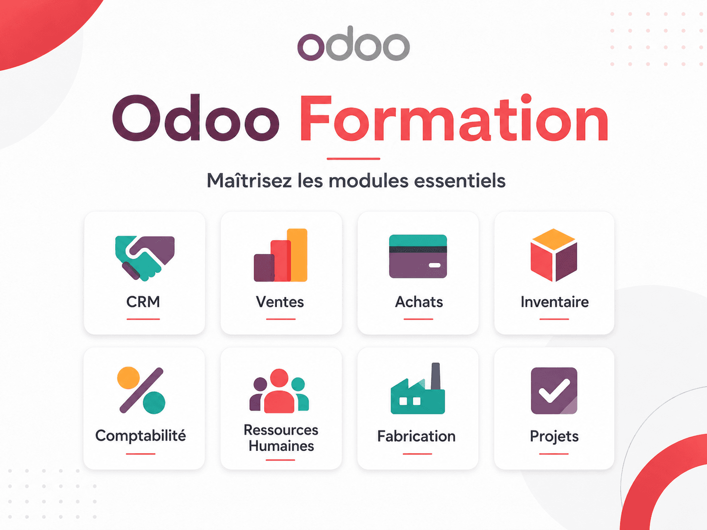 Formation Odoo sur un module